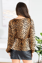 Load image into Gallery viewer, Can't Get Over You Brown Leopard Blouse
