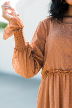 Load image into Gallery viewer, Just Getting Started Rust Orange Dress
