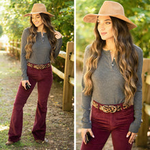 Load image into Gallery viewer, Get The Look Charcoal Gray Ribbed Bodysuit

