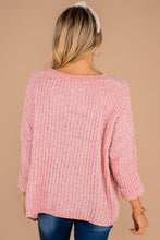Load image into Gallery viewer, Told You So Pink Chenille Sweater
