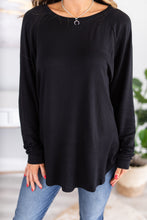 Load image into Gallery viewer, Easy Like Sunday Black Fleece Tunic
