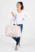 Load image into Gallery viewer, You Gotta Move On Blush Pink Oversized Tote
