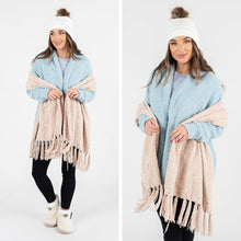 Load image into Gallery viewer, Beautiful New Day Cream White Chenille Scarf
