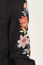 Load image into Gallery viewer, Ready For Anything Black Embroidered Dress
