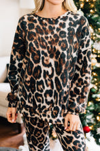 Load image into Gallery viewer, In The Jungle Mocha Brown Leopard Top
