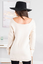 Load image into Gallery viewer, I've Got Your Attention Cream Sweater
