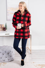 Load image into Gallery viewer, On The Hunt Red Buffalo Plaid Pullover
