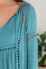 Load image into Gallery viewer, Living The Dream Sage Green Boho Dress

