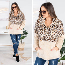 Load image into Gallery viewer, Still Believe Natural Leopard Pullover
