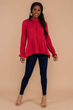 Load image into Gallery viewer, Let's Be Real Ruby Red Top
