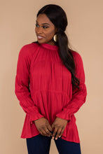 Load image into Gallery viewer, Let's Be Real Ruby Red Top
