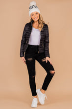 Load image into Gallery viewer, Such A Legend Black Puffer Jacket
