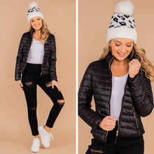 Load image into Gallery viewer, Such A Legend Black Puffer Jacket
