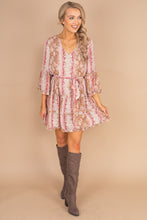 Load image into Gallery viewer, Places To Go Burgundy Red Snake Print Dress
