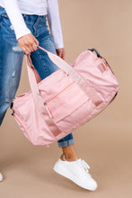 Load image into Gallery viewer, Let's Get Going Blush Pink Duffle Bag
