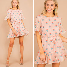 Load image into Gallery viewer, Real Romance Peach Pink Floral Dress
