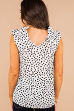 Load image into Gallery viewer, Feel The Fun Ivory White Leopard Tank
