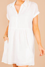 Load image into Gallery viewer, Here Comes The Fun White Babydoll Dress
