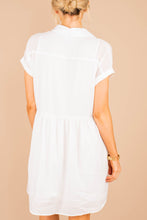 Load image into Gallery viewer, Here Comes The Fun White Babydoll Dress
