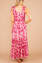 Load image into Gallery viewer, Vacay is Calling White Floral Maxi Dress
