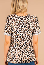 Load image into Gallery viewer, Anything Goes Brown Leopard Top
