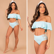 Load image into Gallery viewer, Cherish The Sun Mint Green Bikini Top

