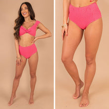 Load image into Gallery viewer, Southern Summers Red Gingham Bikini Bottom

