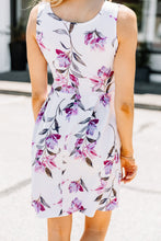 Load image into Gallery viewer, Keep You Happy Purple Floral Dress
