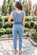 Load image into Gallery viewer, Feeling Closer To You Denim Blue Jumpsuit
