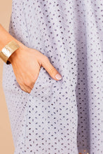 Load image into Gallery viewer, Couldn't Be Sweeter Light Blue Eyelet Dress
