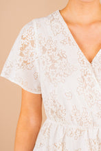 Load image into Gallery viewer, Walk On Cream White Lace Dress
