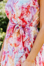 Load image into Gallery viewer, On My Time Red Tie Dye Dress
