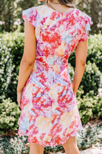 Load image into Gallery viewer, On My Time Red Tie Dye Dress
