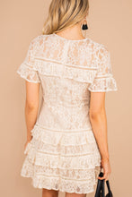 Load image into Gallery viewer, It's All You Need Natural White Lace Dress
