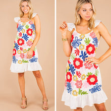 Load image into Gallery viewer, This Is My Dream Ivory White Embroidered Dress
