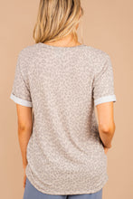 Load image into Gallery viewer, Anything Goes Taupe Brown Leopard Top
