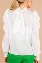 Load image into Gallery viewer, Be A Stand Out White Blouse
