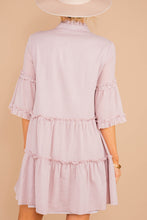 Load image into Gallery viewer, Take You In Mauve Pink Ruffled Dress
