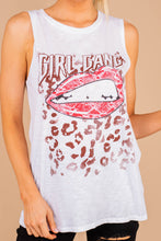 Load image into Gallery viewer, Girl Gang White Graphic Tank
