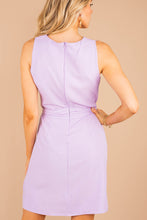 Load image into Gallery viewer, Feeling First Class Lilac Purple Shift Dress
