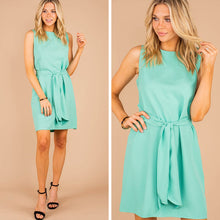 Load image into Gallery viewer, Feeling First Class Mint Green Shift Dress

