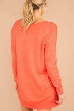 Load image into Gallery viewer, I Could Be Melon Orange Sweater
