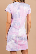 Load image into Gallery viewer, Got The Look Lavender Purple Tie Dye Dress
