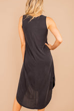 Load image into Gallery viewer, Everything You Need Black Midi Dress
