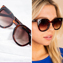 Load image into Gallery viewer, Quay Australia: Noosa Tortoise w/ Brown Fade Lens Sunglasses
