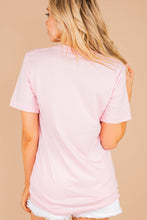 Load image into Gallery viewer, The Blondie Light Pink Leopard Graphic Tee
