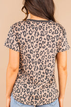 Load image into Gallery viewer, It's A Wonder Mocha Brown Button Leopard Top

