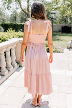 Load image into Gallery viewer, You've Got The Touch Mauve Pink Smocked Midi Dress
