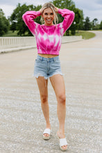 Load image into Gallery viewer, Keep An Eye Out Pink Tie Dye Sweatshirt

