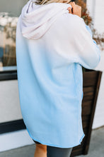 Load image into Gallery viewer, Pick Up And Go Sky Blue Ombre Hoodie
